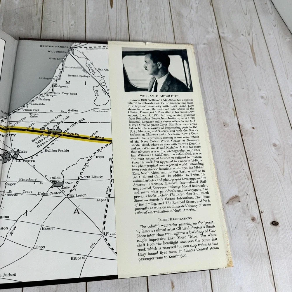 South Shore The Last Interurban Middleton 1970 1st Printing Golden West Books